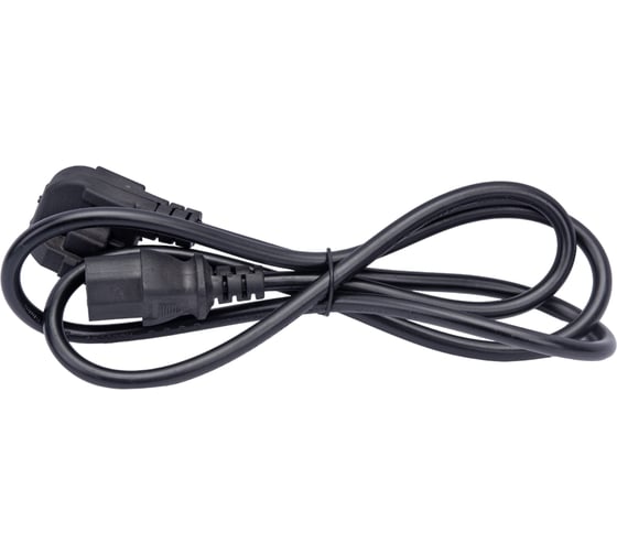 Кабель питания ExeGate PC-1 2 OfficePC 450W Евровилка Schuko- С13 черный 1.2м 264333