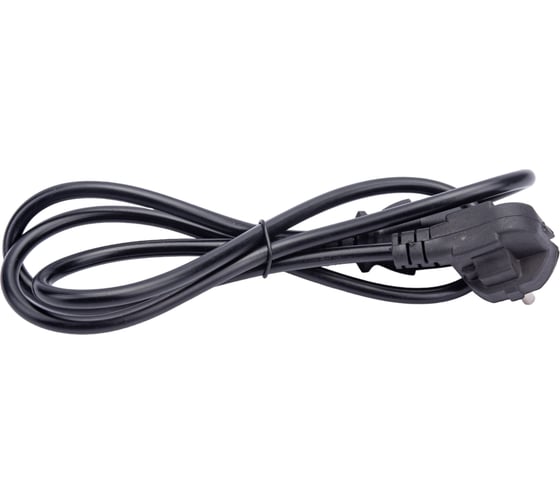 Кабель питания ExeGate PC-1 2 OfficePC 450W Евровилка Schuko- С13 черный 1.2м 264333