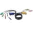 Кабель 2L-5305P мон+клав+мышь PS/2+аудио, SPHD15+2xRCA=>HD DB15+2x6MINI-DIN+2xRCA, Male, 8+2x6+2x2 проводов, опрессованный, 5 м, черный ATEN 00-00089843 1