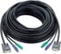 Кабель 2L-1010P мон+клав+мышь PS/2, HD DB15+2x6MINI-DIN, Female/2xMale-3xMale, 8+6+6 проводов, опрессованный, 10 м, черный ATEN 00-00089612 1