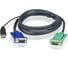 Кабель ATEN монитор+клавиатура+мышь USB, SPHD15= HD DB15+USB A-Тип, Male-2xMale, 8+4 проводов, опрессованный, 3 м, черный 2L-5203U 1