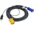 Кабель 2L-5206UP мон+клав+мышь USB, SPHD15=>HD DB15+USB A-Тип, Male-2xMale, 8+4 проводов, опрессованный, 6 м, черный ATEN 00-00089833 1
