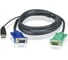 Кабель 2L-5202U мон+клав+мышь USB, SPHD15=>HD DB15+USB A-Тип, Male-2xMale, 8+4 проводов, опрессованный, 1.8 м, черный ATEN 00-00089825 1