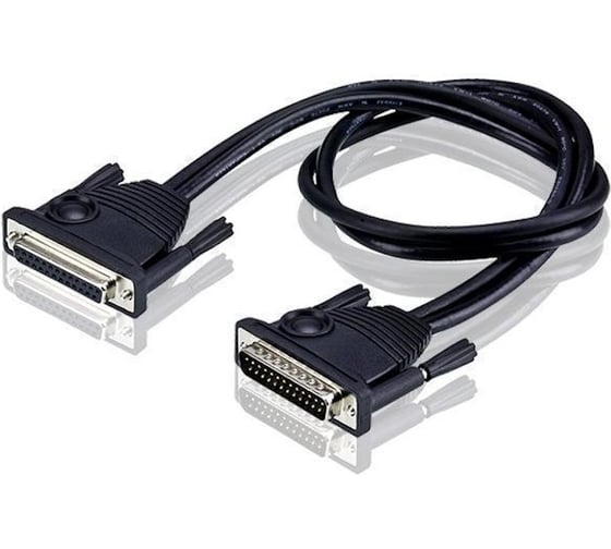 Кабель ATEN монитор+клавиатура+мышь, DB25=DB25, Male-Female, опрессованный, 3 м, серый 2L-2703