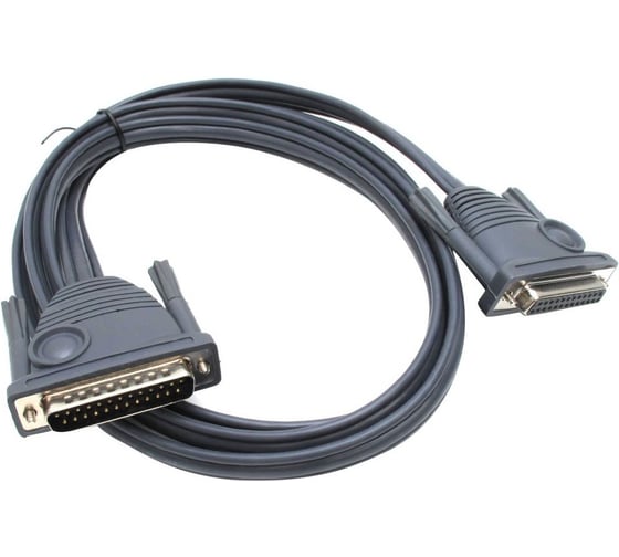 Кабель ATEN монитор+клавиатура+мышь, DB25=DB25, Male-Female, 8+2x6 проводов, опрессованный, 1.8 м, черный 2L-1701