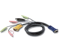 Кабель ATEN клавиатура+мышь(USB)+монитор + 2xAudio (звук, микрофон), 3.0 м 2L-5303U