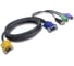 Кабель 2L-5303UP мон+клав+мышь USB/PS2, SPHD=>HD DB15+USB A-Тип+2x6MINI-DIN, Male-4xMale, 8+8 проводов, опрессованный, 3 м, черный ATEN 00-00268573 1