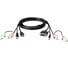 Кабель 2L-7D02DH КВМ, с интерфейсами передачи звука, USB, HDMI - DVI-D, 1.8м ATEN 00-00761661 1