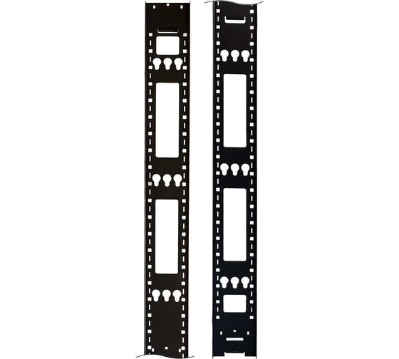 Комплект вертикальных лотков LANMASTER для PDU для шкафов DC 48U, 2 шт. LAN-DC-CB-48U-PDU-TR