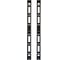 Комплект вертикальных лотков LANMASTER для PDU для шкафов DC 48U, 2 шт. LAN-DC-CB-48U-PDU-TR 2