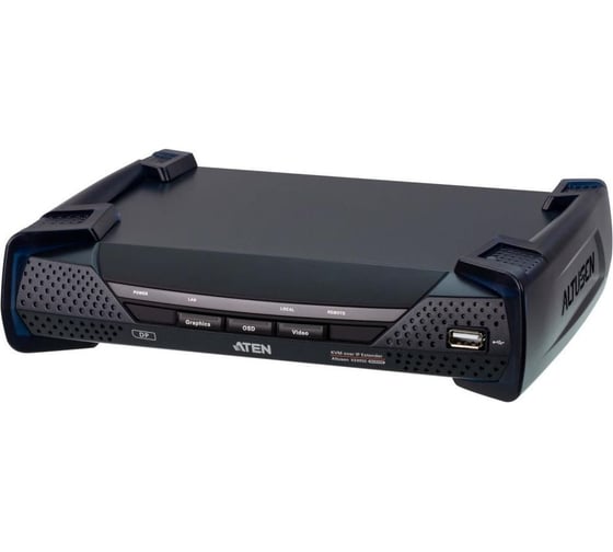 Удлинитель ATEN 4K KVM с доступом по IP и поддержкой одного DisplayPort-дисплея, приемник KE9950R-AX-G