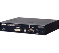 Удлинитель ATEN 2K DVI-D Dual Link KVM с доступом по IP и двумя слотами SFP (передатчик) KE6920T-AX-G
