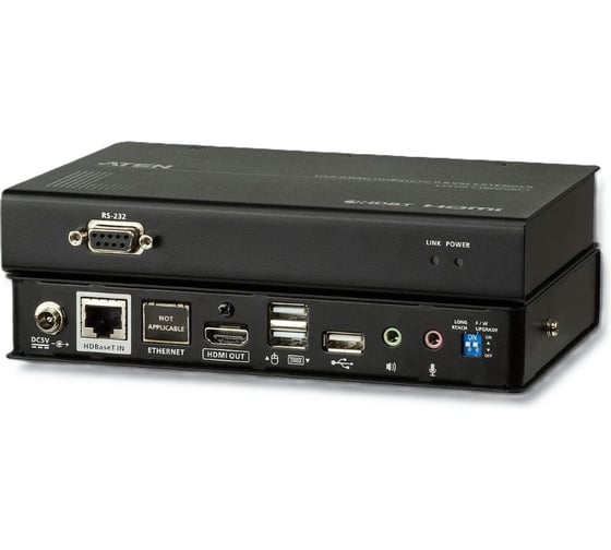 Удлинитель ATEN extender, KVM USB, HDMI+KBD MOUSE USB+AUDIO+RS232, 100 метр., 1xUTP Cat5e/HDBaseT, HDMI+2xMINIJACK+DB9+USB B-тип 3xUSB A-т CE820-ATA-G