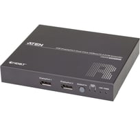 Удлинитель ATEN extender, KVM USB, 2xDP+KBD MOUSE USB+AUDIO+RS232, 100 метр., 1xUTP Cat5e/HDBaseT, 2x(DP+MINIJACK)+DB9+USB B-тип 3xUSB A-ти CE924-AT-G