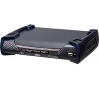 Удлинитель-приемник ATEN KVM USB 2xDVI-I+AUDIO+RS232, 100м. UTP/10км. SM точка-точка/неогранич. в пределах LAN, 1xUTP/2xОптич.волокна S KE6940AR-AX-G
