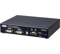 Удлинитель передатчик/transmitter ATEN KVM USB 2xDVI-I+AUDIO+RS232, 100м. UTP/10км. SM точка-точка/неогранич. в пределах LAN, 1xUTP/2xО 00-00859634