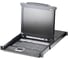 Переключатель ATEN KVM switch, KVM, 2 user консоль LCD 17 = 16 cpu/портов/port PS2/USB+VGA, с KVM-шнурами PS2 1х1.8м.;USB 1x1.8м, 1280 CL5716M-ATA-RG 1