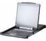 Переключатель ATEN KVM 1 local user PS2/USB/VGA консоль LCD 19+32 IP user = 16 cpu PS2/USB+VGA, с KVM-шнурами USB 2x1.8м., 1280x1024, CL5716IN-ATA-RG 1