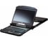 Переключатель ATEN KVM 1 user консоль LCD 18.5 = 4 cpu USB+HDMI+AUDIO, с KVM-шнурами USB+HDMI+AUDIO 2x1.8м., 1920x1080, 1U 19, исп CL3884NW-ATA-RG 5
