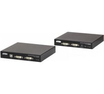 Удлинитель ATEN USB, DVI, c поддержкой Dual View и HDBaseT 2.0 (1920 x 1200 100 м) CE624-AT-G
