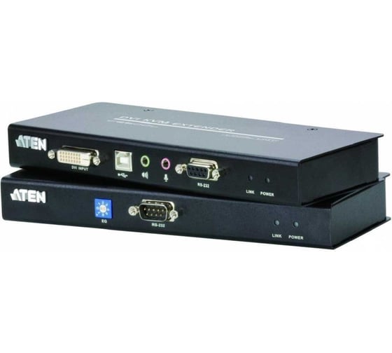 Консоль KVM ATEN USB DVI Cat 5 KVM Extender (1024x76860m) CE600-AT-G 1