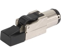 Полевой коннектор NIKOMAX RJ45/8P8C, Кат.6, 50мкд, универсальные, самозажимной, компактный, экранированный, металлик NMC-RJ88SE2-SB-MT