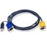 Кабель 2L-5202UP мон+клав+мышь USB, SPHD15=>HD DB15+USB A-Тип, Male-2xMale, 8+4 проводов, опрессованный, 1.8 м, черный ATEN 00-00089826 1
