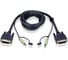 Кабель 2L-7D02V мон+аудио, DVI-D Single Link+RCA, Male-Male, опрессованный, 1.8 м, черный ATEN 00-00113184 1