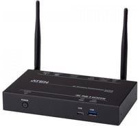 Коммутатор презентационный ATEN 2x вход: LAN/беспроводная связь IEEE802.11ac перекл.2-х диапазаонная 2,4 ГГц и 5 ГГц, 2x выхода видео: HDMI/VG VP2020-AT-G