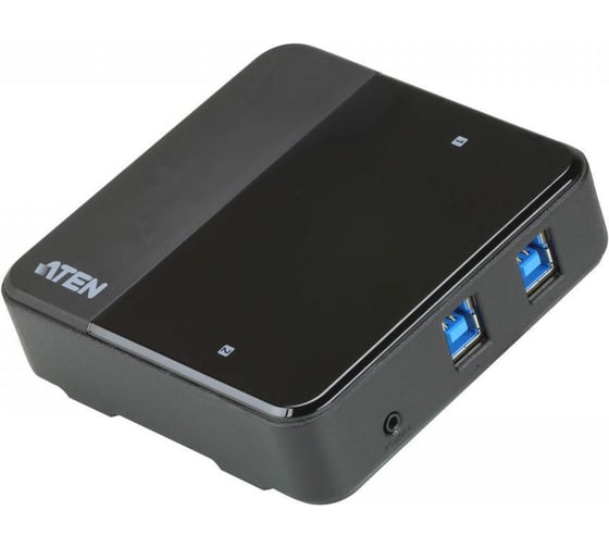 Коммутатор 2-портовый ATEN USB 3.2 Gen1 для совместного использования 4-х периферийных устройств US3324-AT