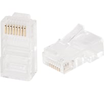 Разъем RJ45 Advant без экрана, с толщиной изоляции до 1.05 мм, упаковка 100 шт. ADV5e-RJ45