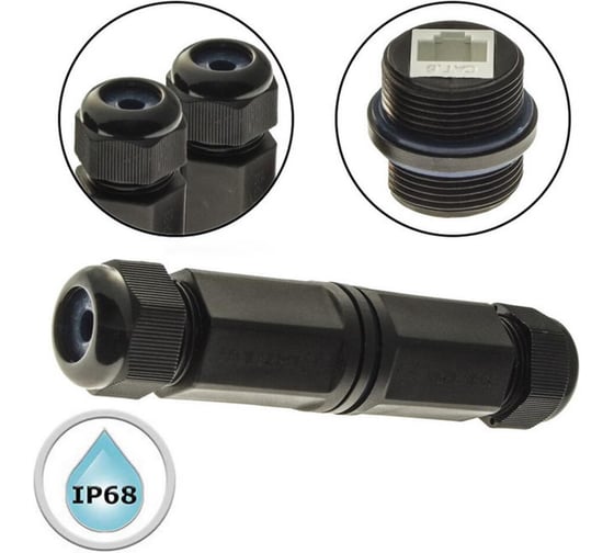 Разъем герметичный RUICHI RJ45M25Z2L-6A 107915