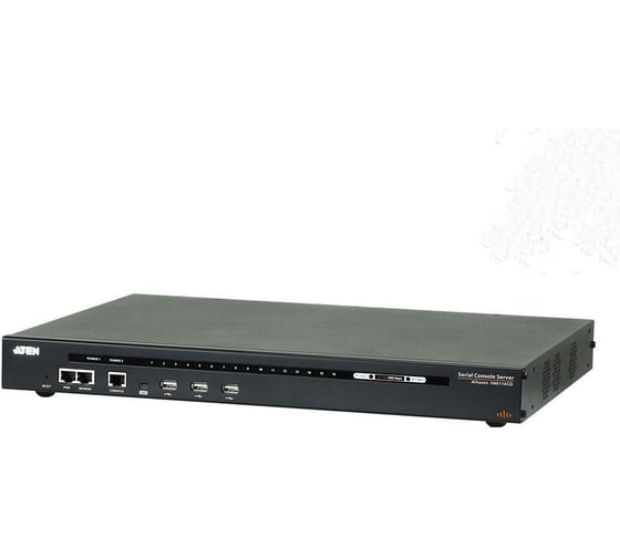 Консольный сервер ATEN 16-Port Serial W/Dual POW SN0116COD-AXA