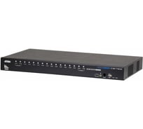 Переключатель ATEN KVM switch, HDMI+KBD+MOUSE+AUDIO, 1 16 портов/port USB, со шнурами USB HDMI 2x1.8м CS17916-AT-G