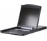 Переключатель ATEN KVM switch, KVM, 1 user консоль LCD/ЖК 19 = 8 cpu/портов/port PS2/USB+VGA, с KVM-шнурами PS2 1х1.8м.;USB 1x1.8м., CL1308N-ATA-RG 1
