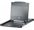 Переключатель ATEN KVM switch, KVM, 1 user консоль LCD 17 = 8 cpu/портов/port USB+DVI+AUDIO, с KVM-шнурами USB+DVI+AUDIO 2x1.8м., 19 CL6708MW-ATA-RG 1