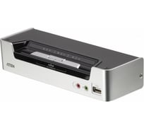 Переключатель ATEN KVM KVM+Audio+USB 2.0,1 user USB+HDMI = 2 cpu USB+HDMI, со шнур. USB 2х1.8м., 480i/480p/720p/1080i/1080p/1920x1200 DVI CS1792-AT-G