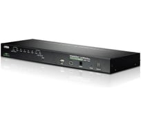 Переключатель ATEN KVM KVM/switch19, электрон., VGA/SVGA+keyboard+mouse, 2 8 компьютеров/блоков/портов/port PS/2;USB, со шнурами USB 2х CS1708i-AT-G