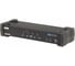Переключатель ATEN KVM KVM+Audio+USB 2.0, 1 user USB+DVI = 4 cpu USB+DVI, со шнурами USB 4х1.8м., 2560x1600 60Hz DVI-D Dual Link/2048x15 CS1784A-AT-G 1