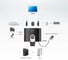 Переключатель CS692-AT switch, электрон, HDMI+KBD+MOUSE+AUDIO, 1> 2 компьютера/блока/порта/port USB, со встр. KVM-шнурами USB+Audio 2x1.2м ATEN 00-00282606 2