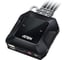 Переключатель ATEN 1 user USB+HDMI+AUDIO = 2 cpu USB+HDMI+AUDIO, со встр.шнурами USB 2x1.2м., 4096x2160 60Hz 4:4:4, настол., ~, без OSD, нек CS22H-AT 4