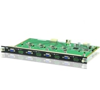 Плата ввода ATEN интерфейсная, VGA+AUDIO, 4 внешних входных/input порта: HDDB15 + 5-контактн. Клемма VM7104-AT