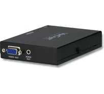 Удлинитель ATEN VGA/SVGA+AUDIO, 300 м, 1xUTP Cat5e, HD-DB15+MINI JACK, F, без шнуров, БП 220 5.3V VE170R-AT-G