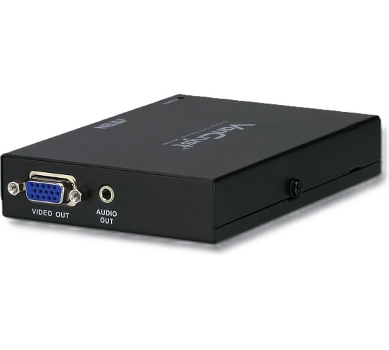 Удлинитель ATEN VGA/SVGA+AUDIO, 300 м, 1xUTP Cat5e, HD-DB15+MINI JACK, F, без шнуров, БП 220 5.3V VE170R-AT-G