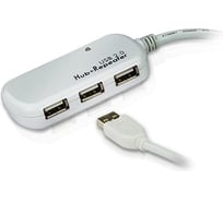 Удлинитель ATEN USB 2.0 4-Port Hub with Extension Cable 12m UE2120H