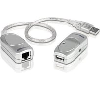 Удлинитель ATEN USB 1.1, 60 м, USB A-тип, Male/Female, без шнуров, питание от шины UCE60-AT