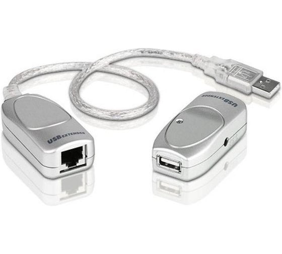 Удлинитель ATEN USB 1.1, 60 м, USB A-тип, Male/Female, без шнуров, питание от шины UCE60-AT