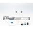 Переключатель KVM KL1508AM-AXA-RG switch, 1 user PS2/USB/VGA консоль LCD 17" => 8 cpu/портов/port (PS2/USB/Sun+VGA)/RS232, без модулей, 1600x1200 ATEN 00-00526391 5