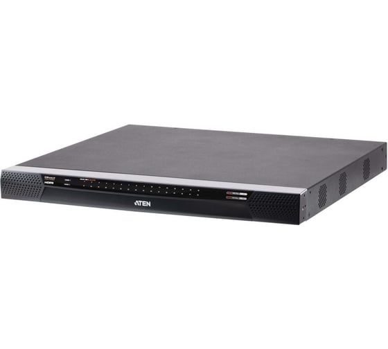 Переключатель KVM ATEN 32-портовый многоинтерфейсный с доступом по IP и поддержкой 1-локального/1-удаленного сеанса совместного доступа KN1132VB-AX-G