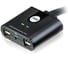 Переключатель KVM US424-AT switch, USB, 4> 4 устройства/порта/port+клавитаура+мышь, 4 USB A Female/4 встроен. шнура A Male, USB 2.0 ATEN 00-00526417 1